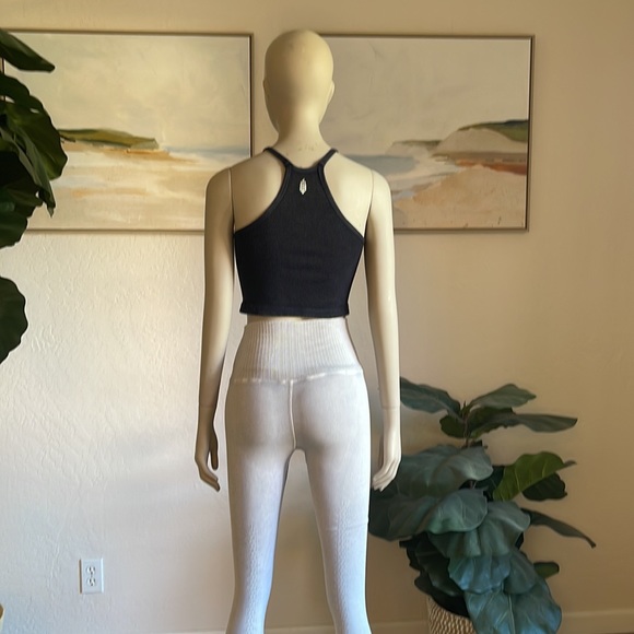 NWOT black free people ribbed crop tank - Picture 10 of 11